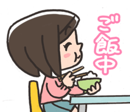 Daily of the elementary school girls sticker #2035944