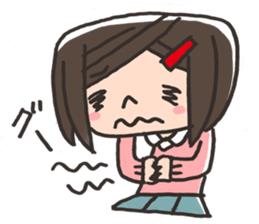 Daily of the elementary school girls sticker #2035955