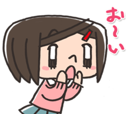 Daily of the elementary school girls sticker #2035958