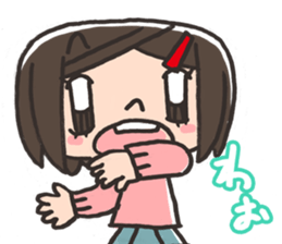 Daily of the elementary school girls sticker #2035959