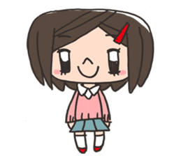 Daily of the elementary school girls sticker #2035964