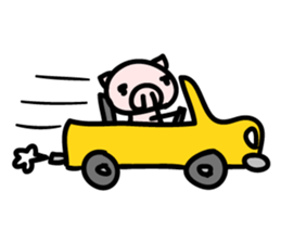 brash pig sticker #2035967