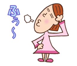 The mom who is taking care of her baby sticker #2036015