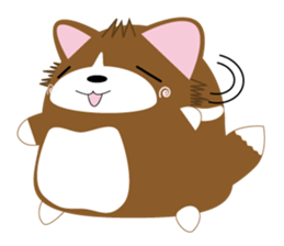 INARIKEN -corgi.cardigan- Fatty ver2. sticker #2036127