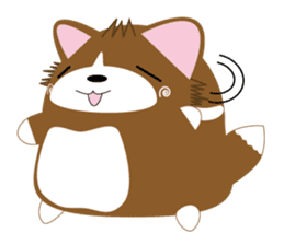 INARIKEN -corgi.cardigan- Fatty ver2. sticker #2036127
