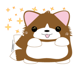 INARIKEN -corgi.cardigan- Fatty ver2. sticker #2036129
