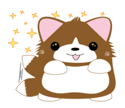 INARIKEN -corgi.cardigan- Fatty ver2. sticker #2036129