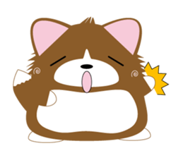 INARIKEN -corgi.cardigan- Fatty ver2. sticker #2036130