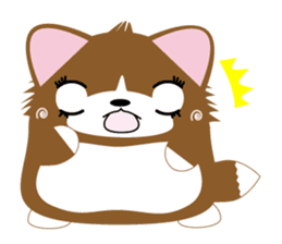 INARIKEN -corgi.cardigan- Fatty ver2. sticker #2036131