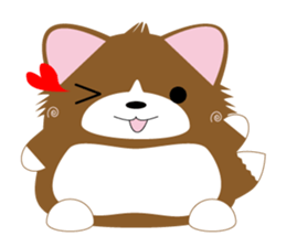 INARIKEN -corgi.cardigan- Fatty ver2. sticker #2036135