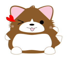 INARIKEN -corgi.cardigan- Fatty ver2. sticker #2036135