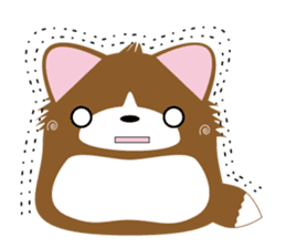 INARIKEN -corgi.cardigan- Fatty ver2. sticker #2036136