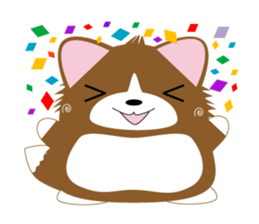 INARIKEN -corgi.cardigan- Fatty ver2. sticker #2036137