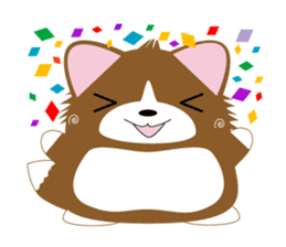 INARIKEN -corgi.cardigan- Fatty ver2. sticker #2036137