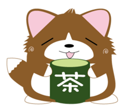 INARIKEN -corgi.cardigan- Fatty ver2. sticker #2036143