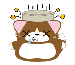 INARIKEN -corgi.cardigan- Fatty ver2. sticker #2036144