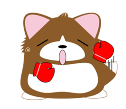 INARIKEN -corgi.cardigan- Fatty ver2. sticker #2036152