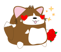 INARIKEN -corgi.cardigan- Fatty ver2. sticker #2036154