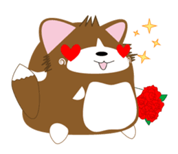 INARIKEN -corgi.cardigan- Fatty ver2. sticker #2036154