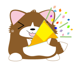 INARIKEN -corgi.cardigan- Fatty ver2. sticker #2036155