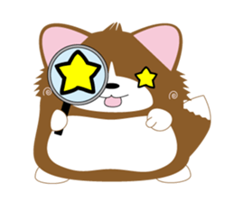 INARIKEN -corgi.cardigan- Fatty ver2. sticker #2036159