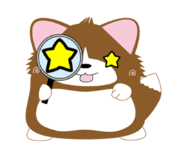 INARIKEN -corgi.cardigan- Fatty ver2. sticker #2036159