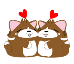 INARIKEN -corgi.cardigan- Fatty ver2. sticker #2036160