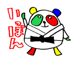 judo panda sticker #2036167