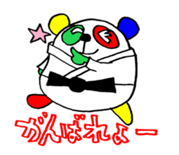 judo panda sticker #2036196