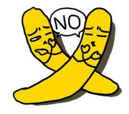 Communicate in banana sticker #2036886