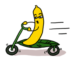 Communicate in banana sticker #2036904