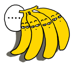 Communicate in banana sticker #2036921