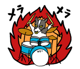 The musician of a pasture sticker #2037757