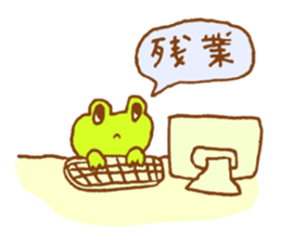 Frog is back sticker #2037770