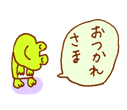 Frog is back sticker #2037794