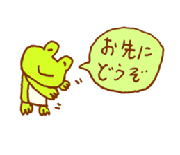 Frog is back sticker #2037801