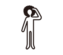 boring afroman ver.2 sticker #2038165