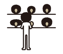 boring afroman ver.2 sticker #2038166