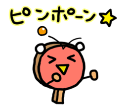 table tennis sticker #2038485