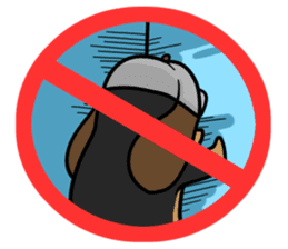 Stop! No! sticker #2038928