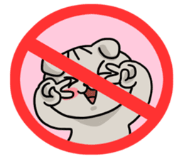 Stop! No! sticker #2038945