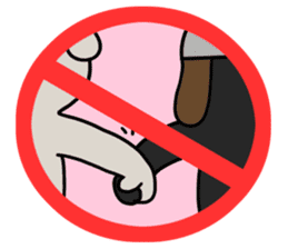 Stop! No! sticker #2038947