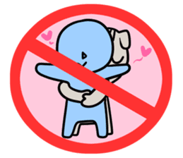 Stop! No! sticker #2038948