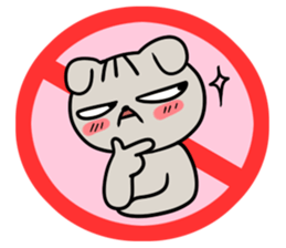 Stop! No! sticker #2038956