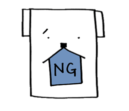 The Square dog's Sticker sticker #2038982