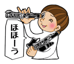 I am a member of the brass band club.(2) sticker #2039008