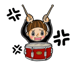 I am a member of the brass band club.(2) sticker #2039018