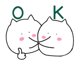 Kiss cat sticker #2039057