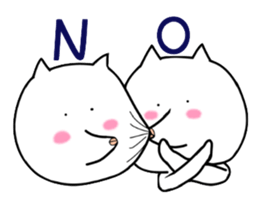 Kiss cat sticker #2039058