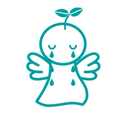 Angel is soul of language2 sticker #2039095